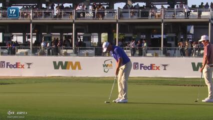 Wyndham Clark | Round 1 | 17th hole | Shot 4 | 2025 WM Phoenix Open