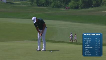 Matteo Manassero | Round 3 | 9th hole | Shot 4 | 2025 RBC Canadian