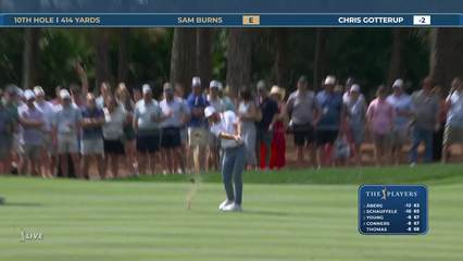Sam Burns | Round 3 | 10th hole | Shot 2 | 2026 THE PLAYERS