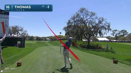 Justin Thomas | Round 2 | 16th hole | Shot 1 | 2025 Arnold Palmer Invitational