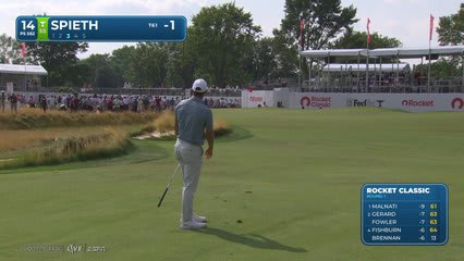 Jordan Spieth | Round 1 | 14th hole | Shot 3 | 2026 Rocket Classic