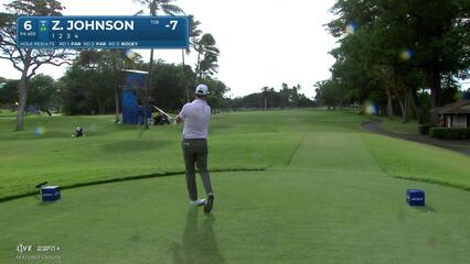 Zach Johnson | Round 4 | 6th hole | Shot 1 | 2025 Sony Open