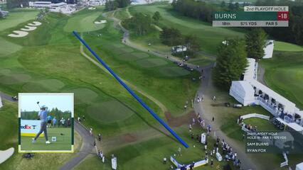 Sam Burns | Playoff 2 | 18th hole | Shot 1 | 2025 RBC Canadian