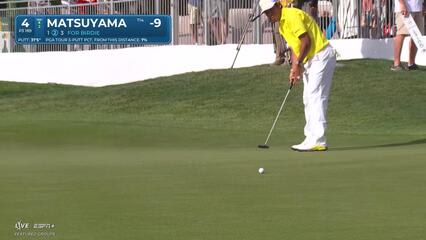 Hideki Matsuyama | Round 4 | 4th hole | Shot 3 | 2025 WM Phoenix Open