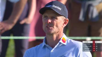 Justin Rose | Round 3 | 18th hole | Shot 3 | 2026 Farmers