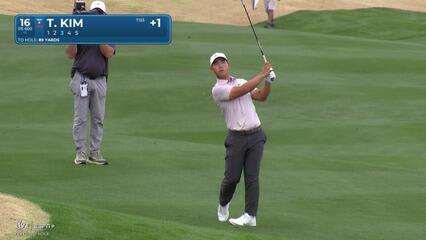 Tom Kim | Round 1 | 16th hole | Shot 3 | 2025 The American Express