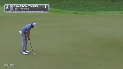 Cameron Young | Round 2 | 2nd hole | Shot 3 | 2025 TOUR Championship