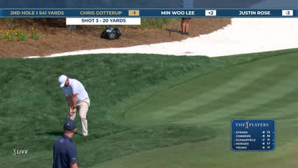 Christopher Gotterup | Round 2 | 2nd hole | Shot 3 | 2026 THE PLAYERS