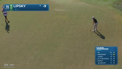 David Lipsky | Round 3 | 15th hole | Shot 2 | 2026 Valspar