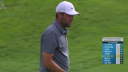 Scottie Scheffler | Round 1 | 17th hole | Shot 4 | 2025 the Memorial