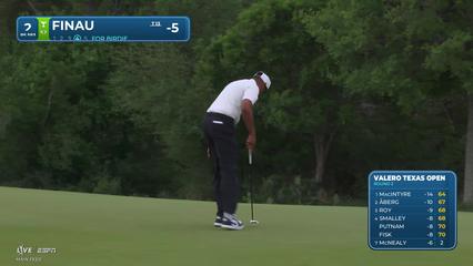 Tony Finau | Round 2 | 2nd hole | Shot 4 | 2026 Valero