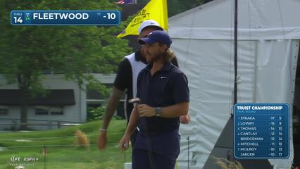 Tommy Fleetwood | Round 4 | 14th hole | Shot 3 | 2025 Truist Championship