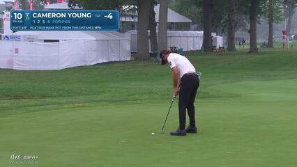 Cameron Young | Round 2 | 10th hole | Shot 4 | 2025 Rocket Classic