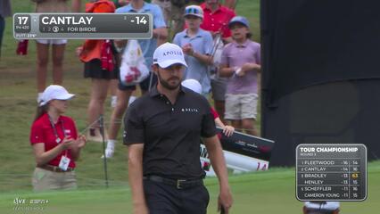 Patrick Cantlay | Round 3 | 17th hole | Shot 3 | 2025 TOUR Championship