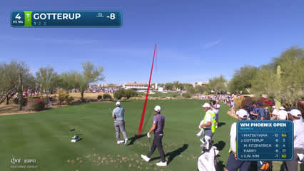 Chris Gotterup | Round 2 | 4th hole | Shot 1 | 2026 WM Phoenix Open