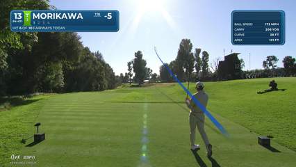 Collin Morikawa | Round 2 | 13th hole | Shot 1 | 2026 The Genesis