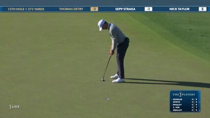 Thomas Detry | Round 1 | 12th hole | Shot 4 | 2025 THE PLAYERS