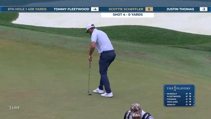 Scottie Scheffler | Round 1 | 6th hole | Shot 3 | 2026 THE PLAYERS