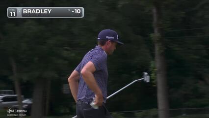 Keegan Bradley | Round 3 | 11th hole | Shot 3 | 2025 TOUR Championship