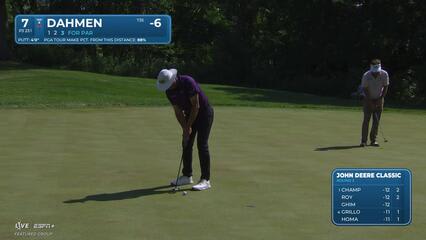 Joel Dahmen | Round 3 | 7th hole | Shot 4 | 2025 John Deere