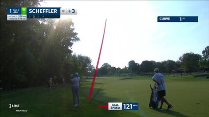 Scottie Scheffler | 2023 the Memorial | Round 3 | 1st hole | Shot 2