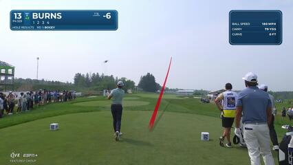 Sam Burns | Round 2 | 13th hole | Shot 1 | 2025 RBC Canadian