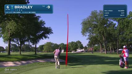 Keegan Bradley | Round 4 | 6th hole | Shot 2 | 2025 Rocket Classic
