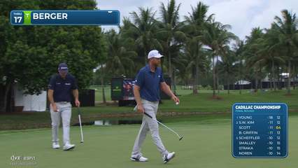 Daniel Berger | Round 4 | 17th hole | Shot 5 | 2026 Cadillac