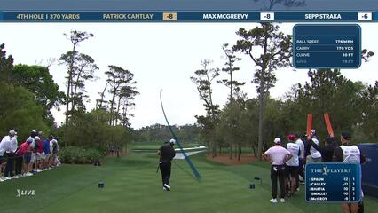 Patrick Cantlay | Round 4 | 4th hole | Shot 1 | 2025 THE PLAYERS
