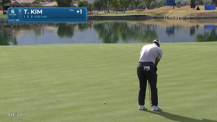 Tom Kim | Round 1 | 6th hole | Shot 4 | 2025 The American Express