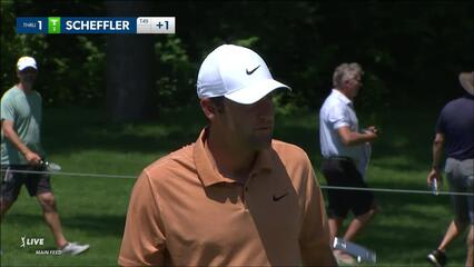 Scottie Scheffler | 2023 the Memorial | Round 2 | 1st hole | Shot 3