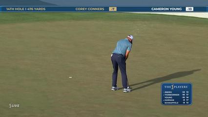 Corey Conners | Round 3 | 14th hole | Shot 4 | 2026 THE PLAYERS