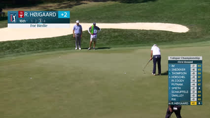 Rasmus Højgaard | Round 1 | 16th hole | Shot 3 | 2026 Valspar