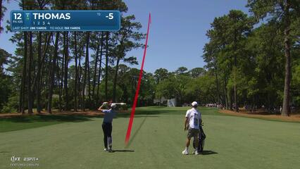 Justin Thomas | Round 1 | 12th hole | Shot 2 | 2025 RBC Heritage
