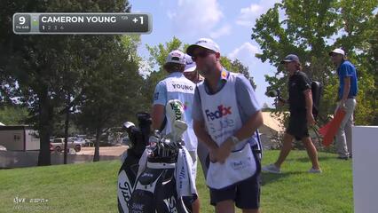 Cameron Young | Round 1 | 9th hole | Shot 1 | 2025 FedEx St. Jude