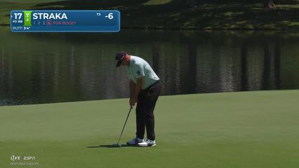 Sepp Straka | Round 2 | 17th hole | Shot 4 | 2026 Truist Championship