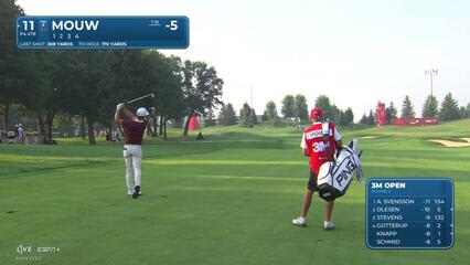 William Mouw | Round 2 | 11th hole | Shot 2 | 2025 3M Open