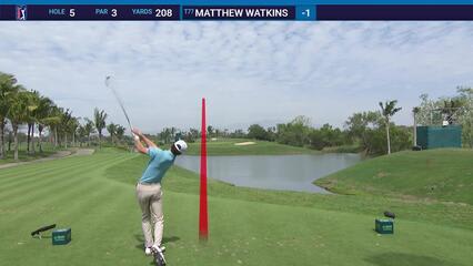 Matthew Watkins | Round 2 | 5th hole | Shot 1 | 2025 Mexico Open