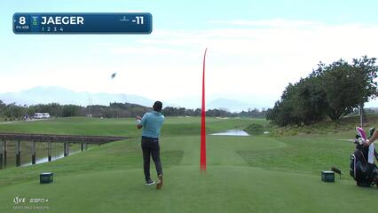 Stephan Jaeger | Round 2 | 8th hole | Shot 1 | 2025 Mexico Open