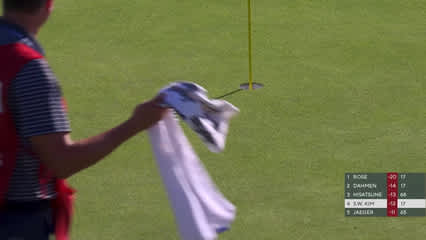 Si Woo Kim | Round 3 | 18th hole | Shot 3 | 2026 Farmers
