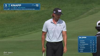 Jake Knapp | Round 2 | 3rd hole | Shot 4 | 2025 3M Open