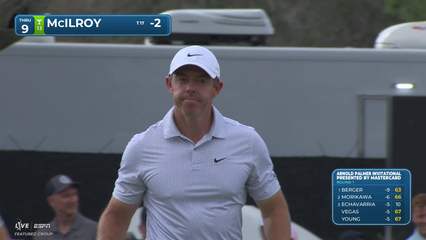 Rory McIlroy | Round 1 | 9th hole | Shot 3 | 2026 Arnold Palmer