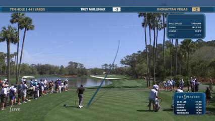 Jhonattan Vegas | Round 3 | 7th hole | Shot 1 | 2025 THE PLAYERS
