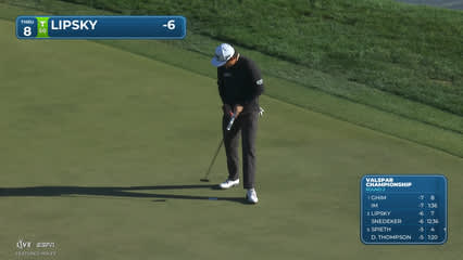 David Lipsky | Round 2 | 8th hole | Shot 3 | 2026 Valspar