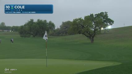 Eric Cole | Round 1 | 10th hole | Shot 2 | 2025 Valero