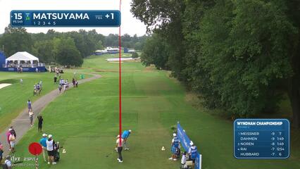 Hideki Matsuyama | Round 2 | 15th hole | Shot 1 | 2025 Wyndham