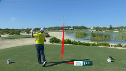 Hideki Matsuyama | Round 4 | 9th hole | Shot 1 | 2025 Hero World Challenge