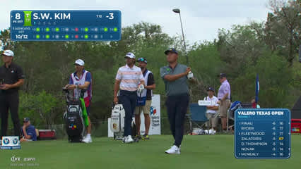 Si Woo Kim | Round 1 | 8th hole | Shot 1 | 2026 Valero