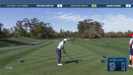 Emiliano Grillo | Round 1 | 1st hole | Shot 1 | 2025 THE PLAYERS