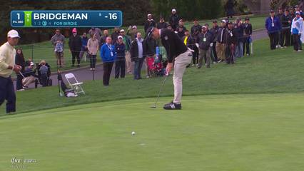 Jacob Bridgeman | Round 4 | 1st hole | Shot 4 | 2026 AT&T Pebble Beach